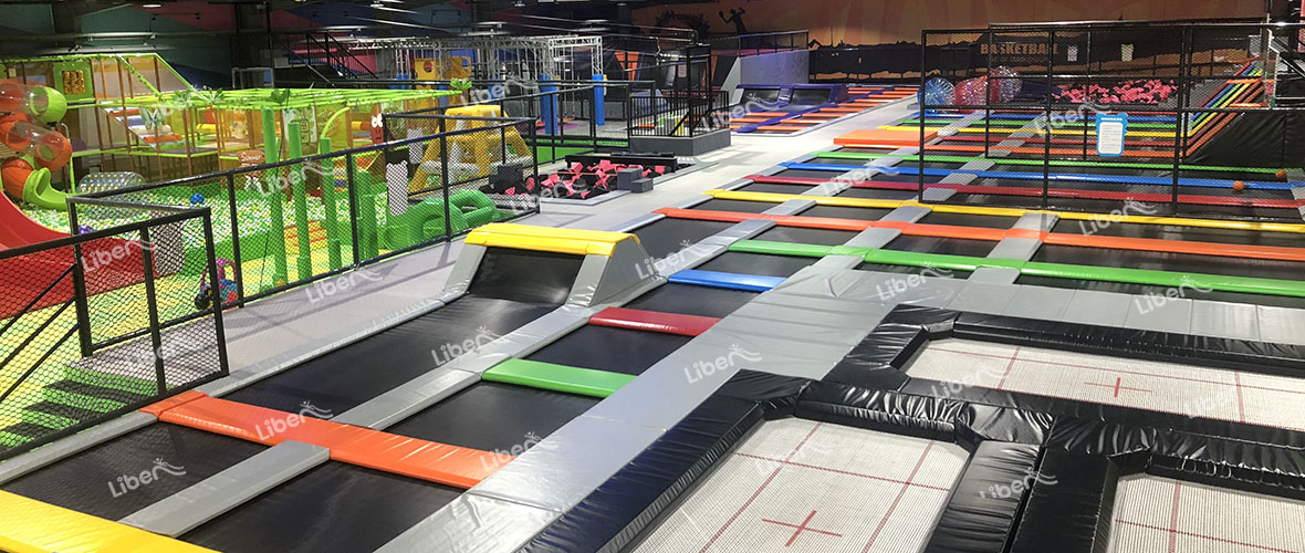 various activities trampoline park