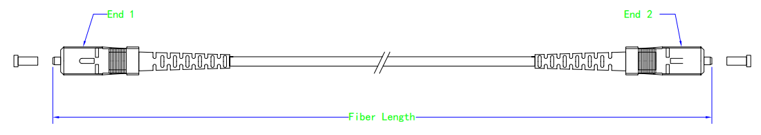 Conventional optical fiber jumper