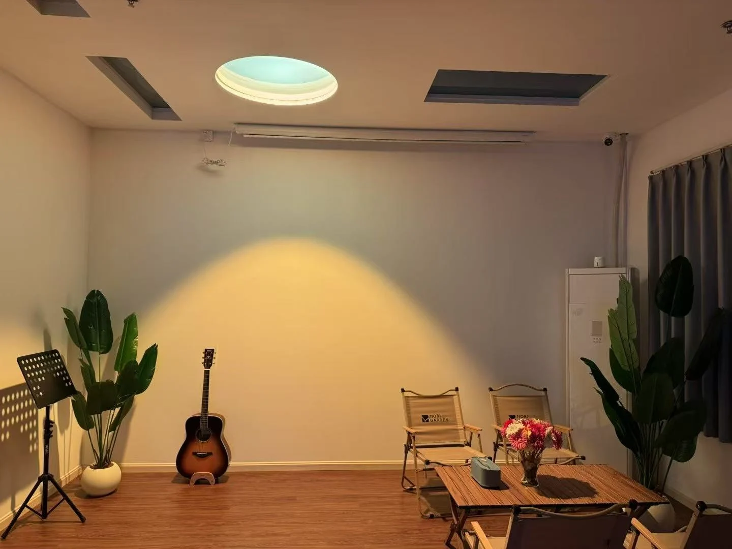 Luminlight sun-in artificial circle skylights panel case