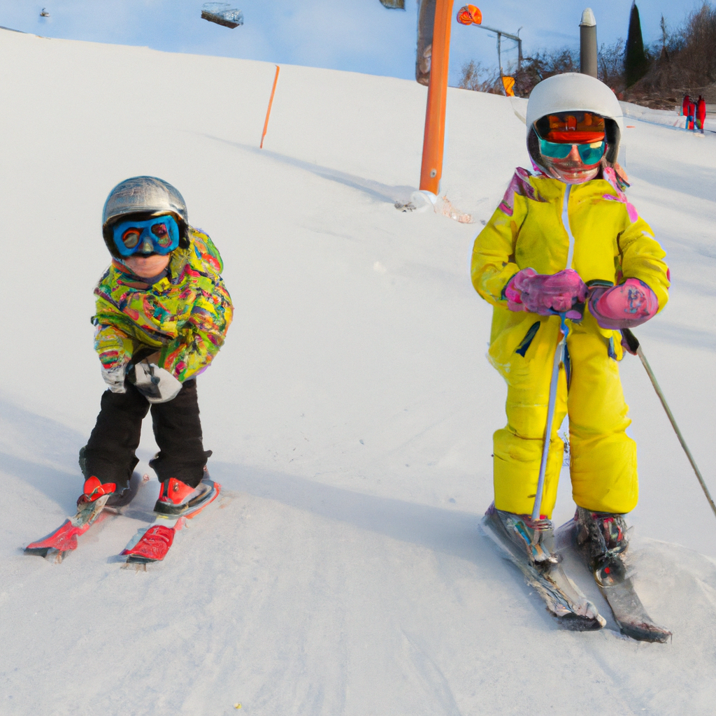 two babies with yellow kids jacket