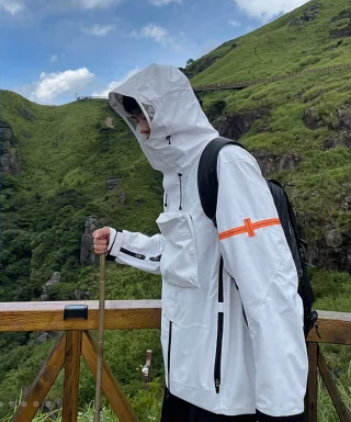 white ordinary jacket