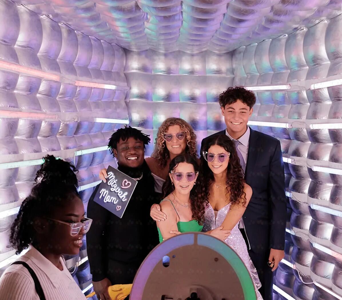 led inflatable photo booth