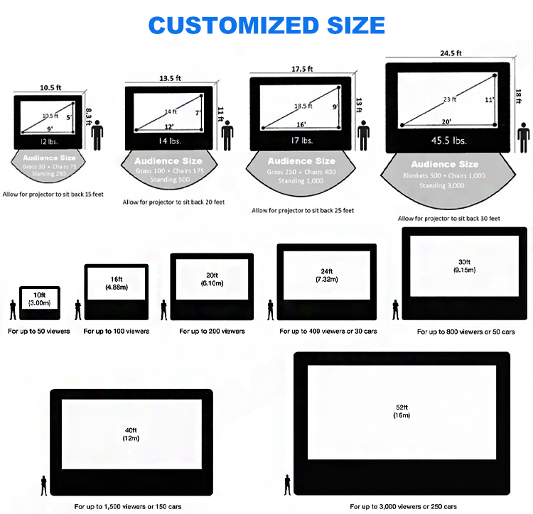 inflatable projector screen