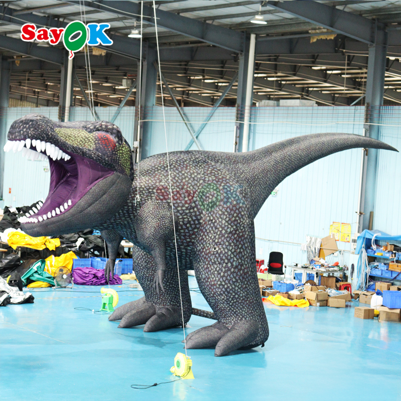 giant inflatable dinosaur