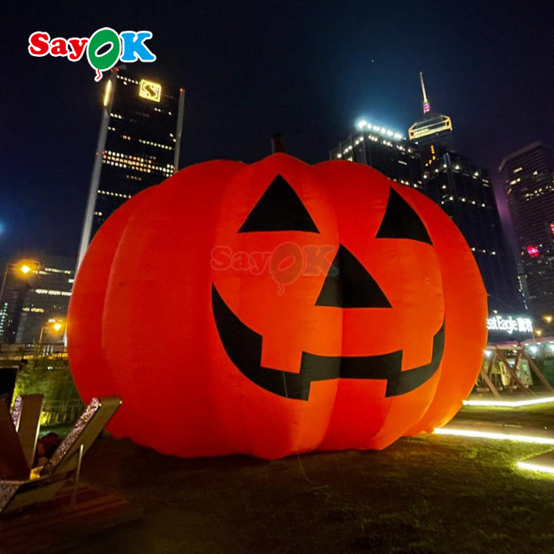 inflatable halloween pumpkin