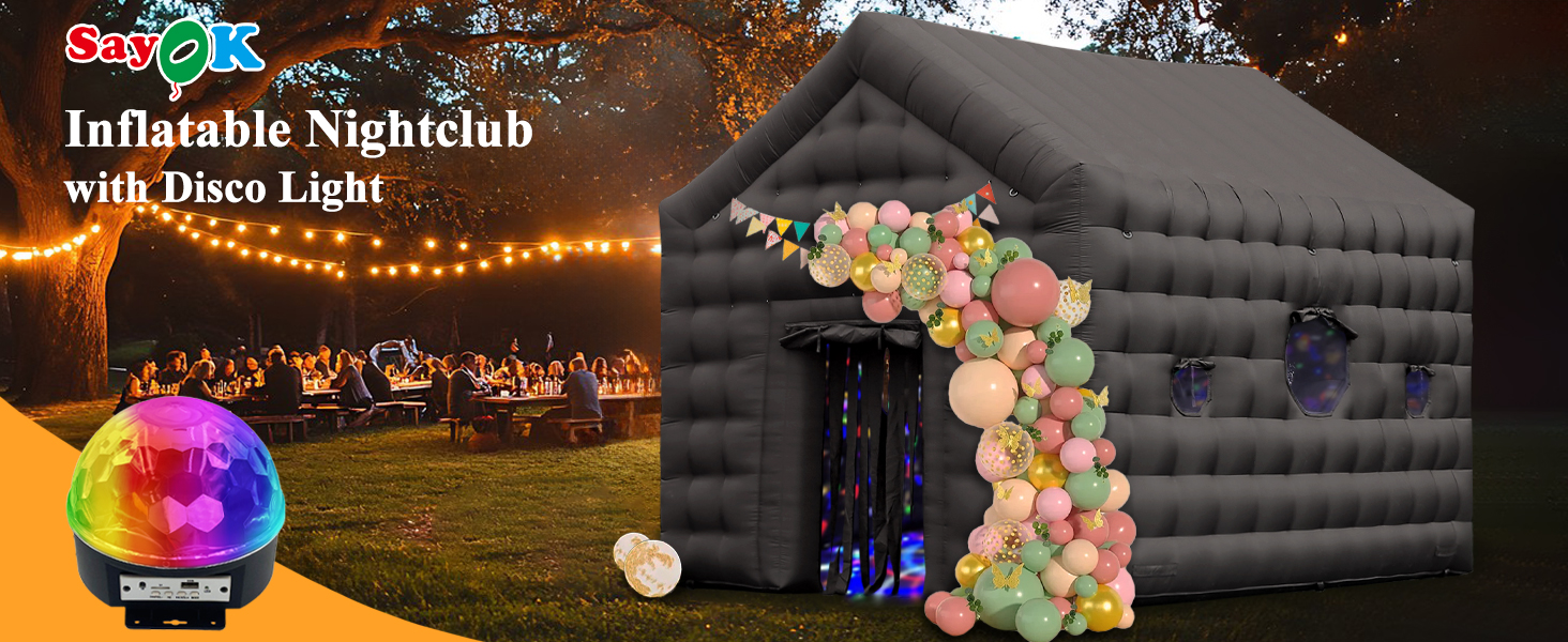 inflatable nightclub tent