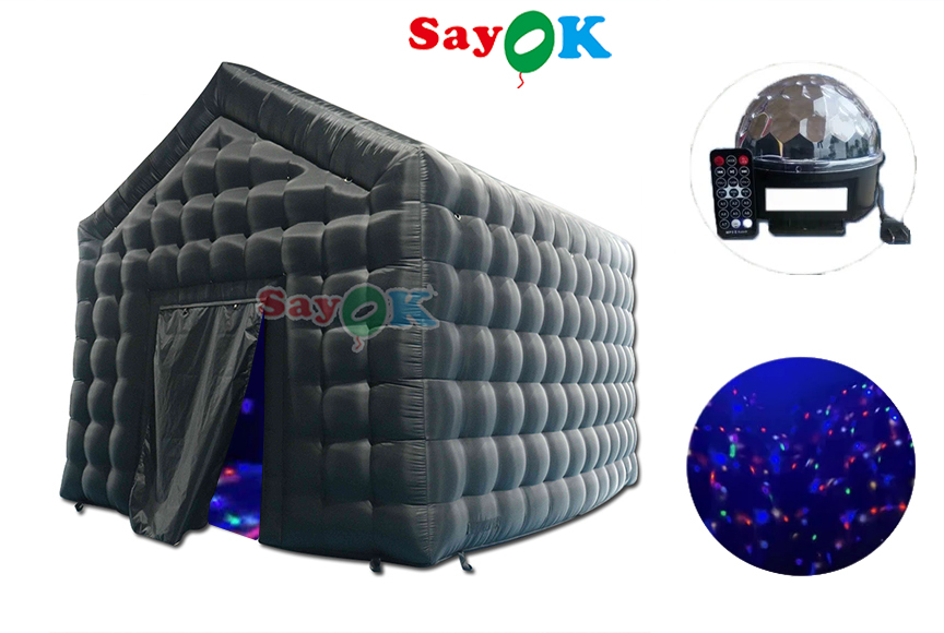 inflatable nightclub inside