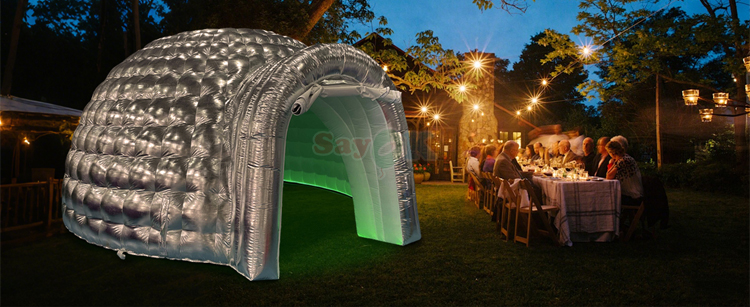 inflatable dome tent