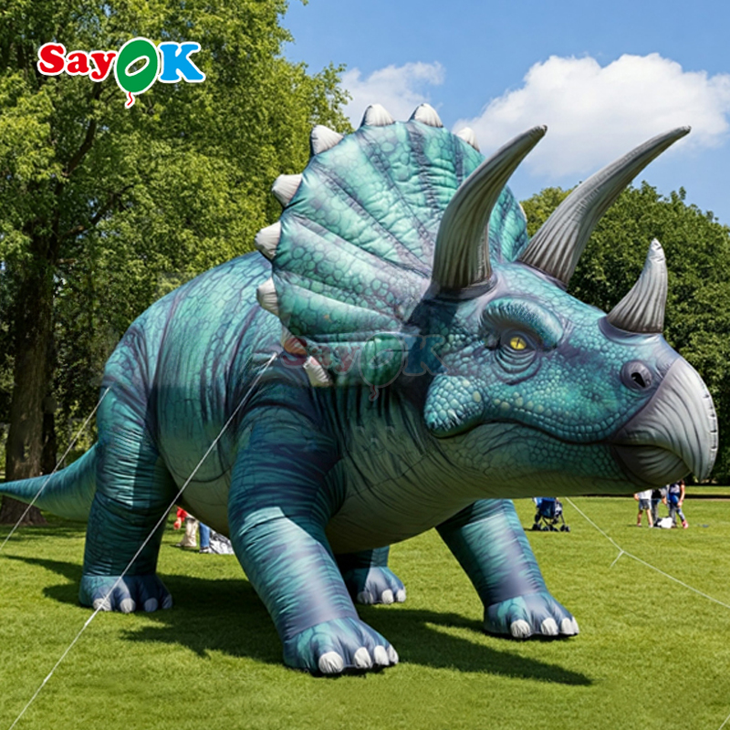 inflatable dinosaur