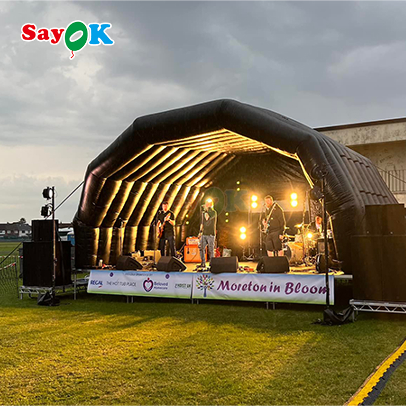 inflatable stage cover