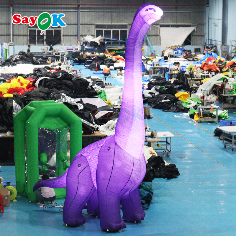 inflatable dinosaur
