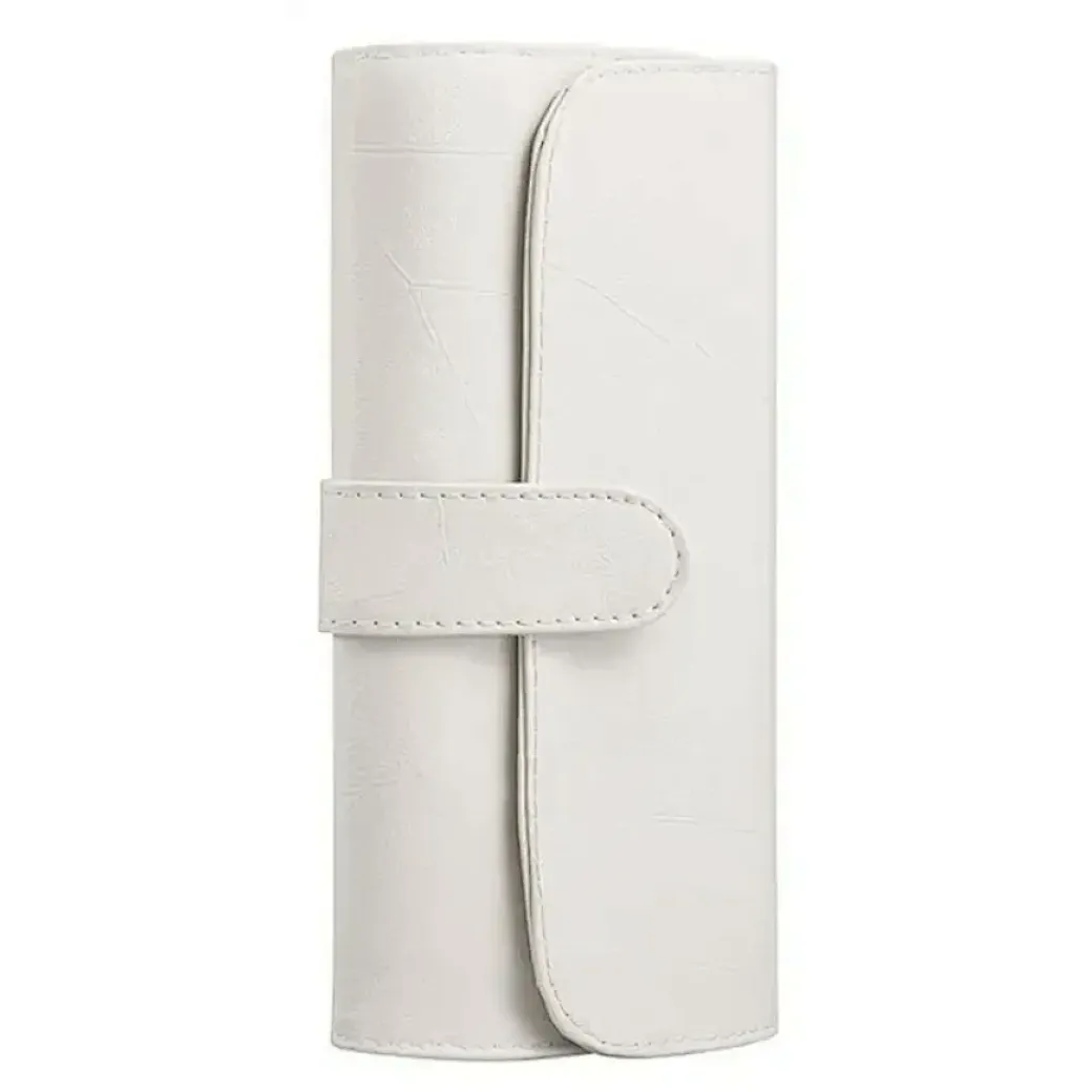 Roll-up makeup brush bags