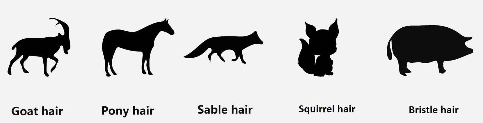 animal bristles