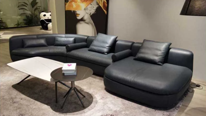 leather sofa