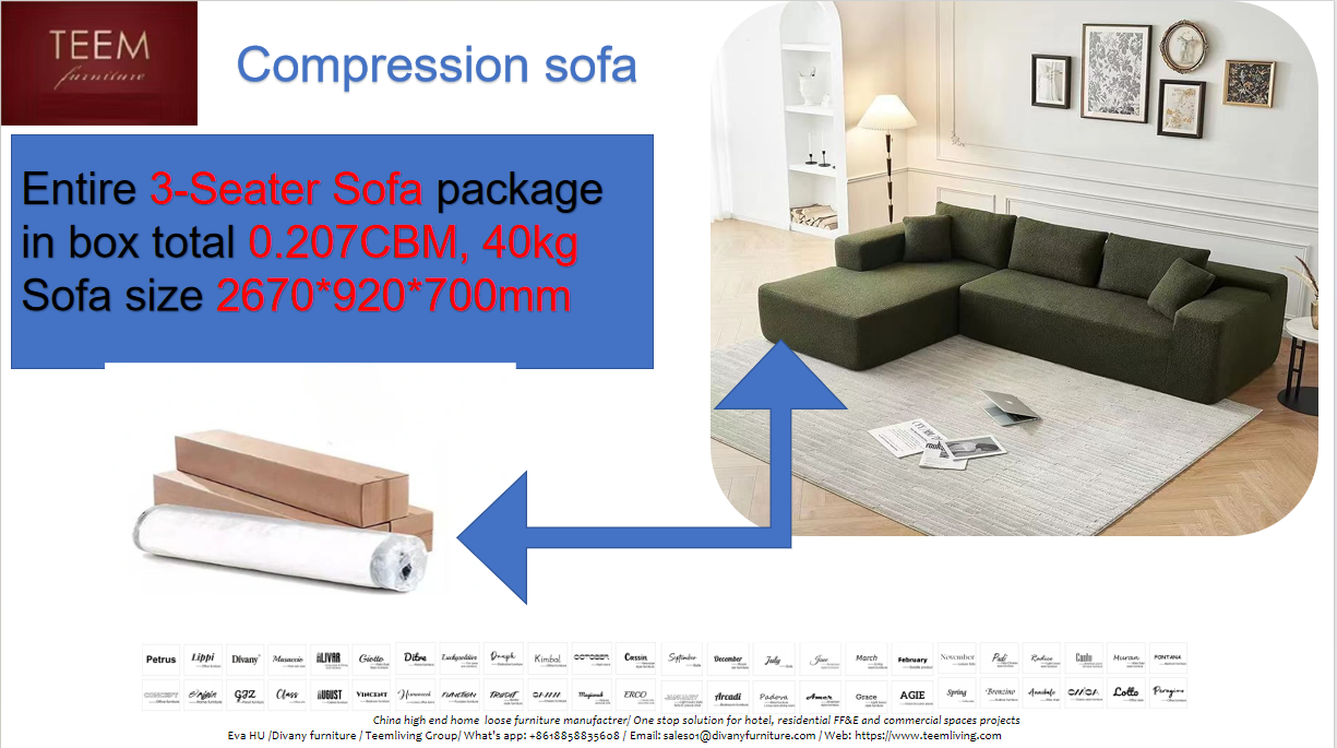 Compression sofa