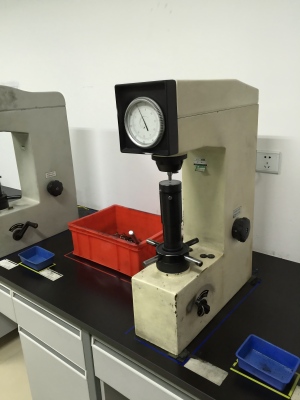 Steel ball hardness test