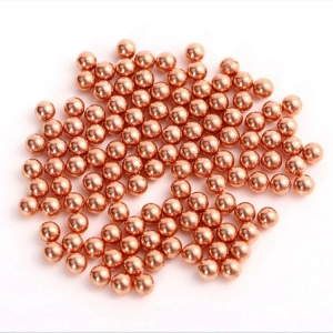 Red copper ball