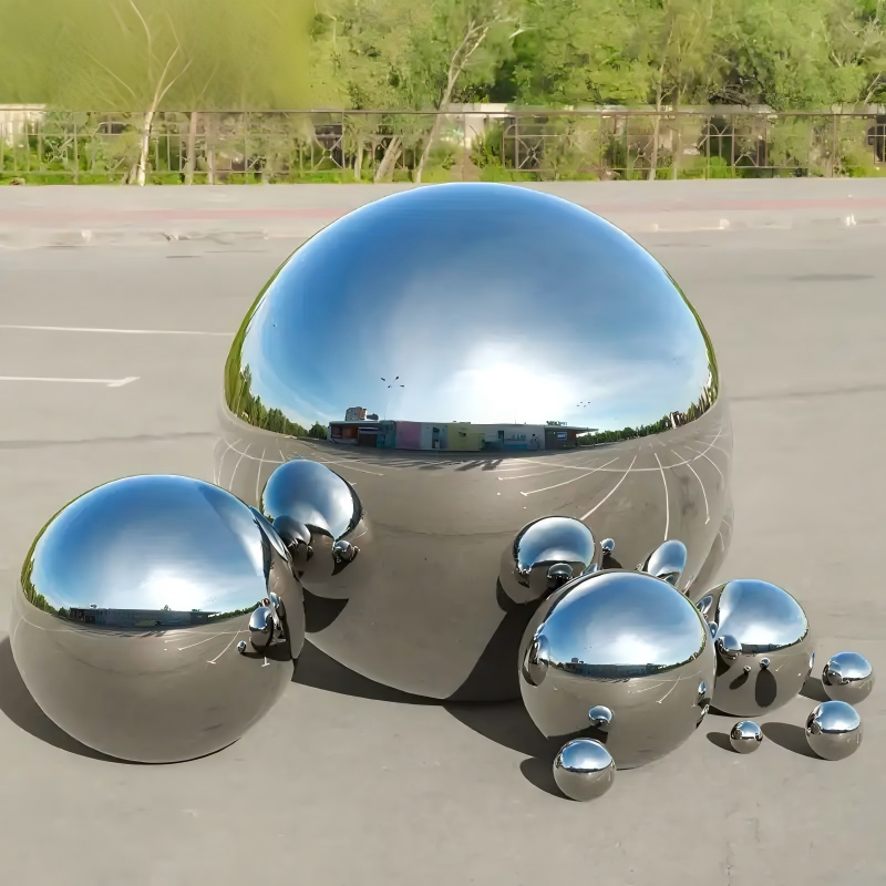 Hollow steel ball