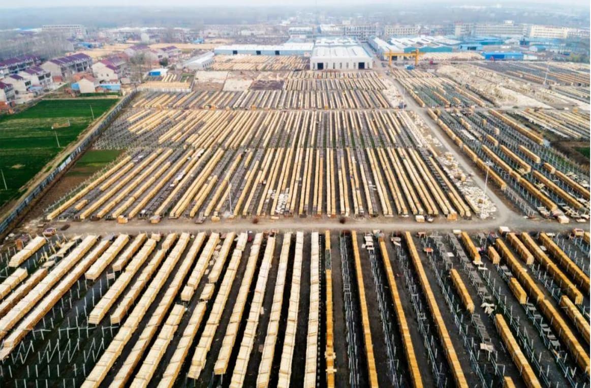 wood,Wood veneer drying field