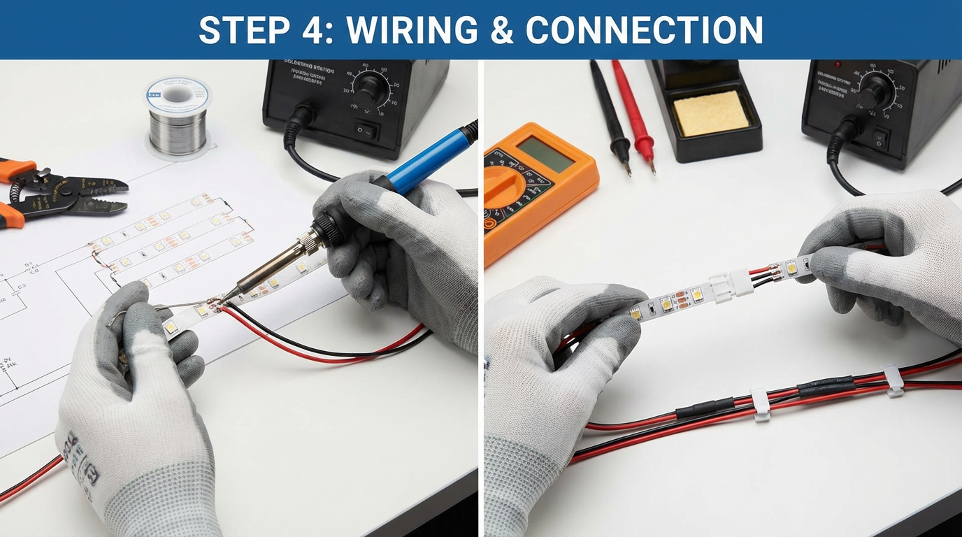led strip wiring