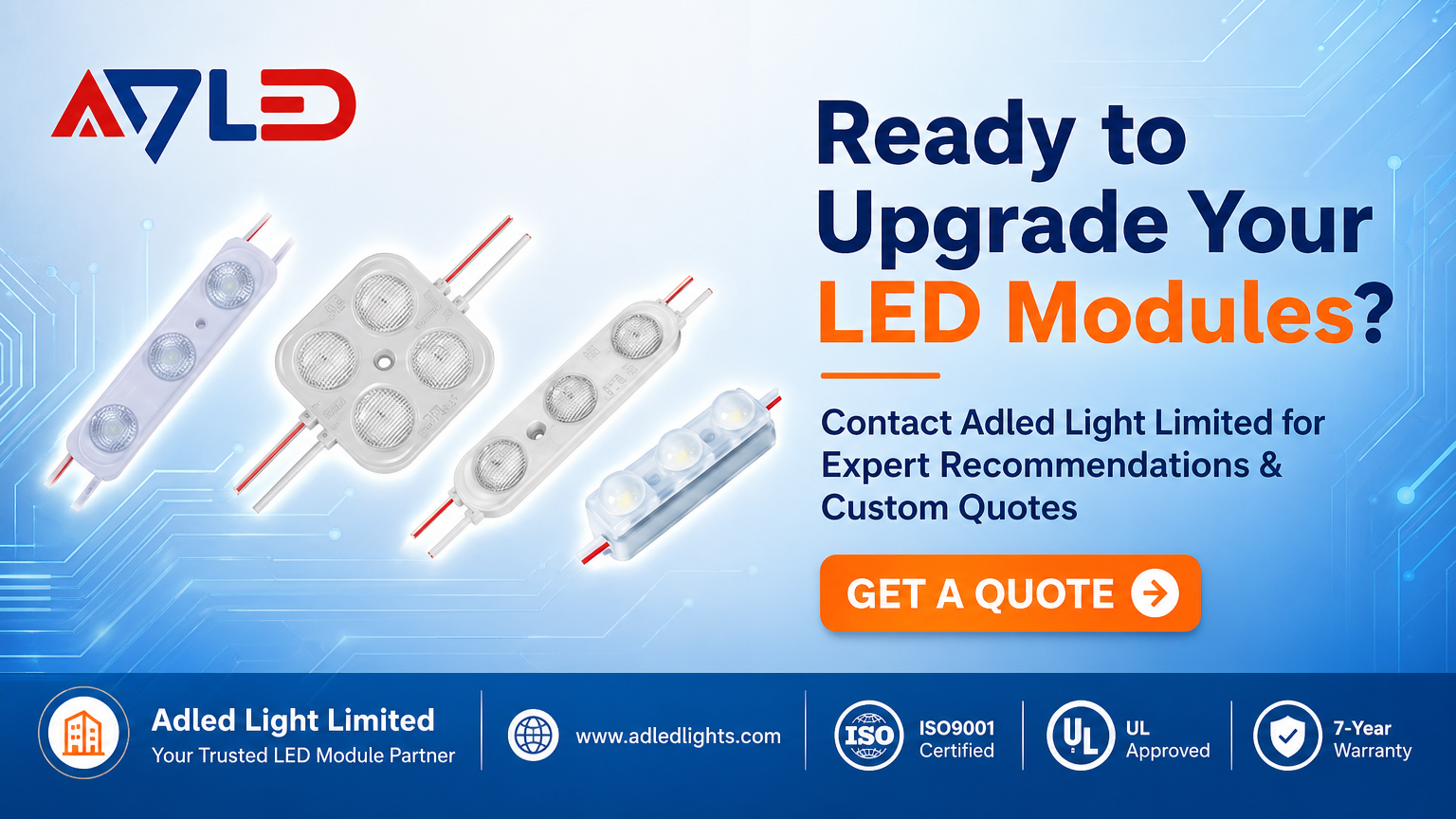 Contatta ADLED per Moduli LED