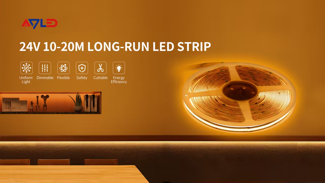 Ruban LED Longue Longueur 24V 10-20M
