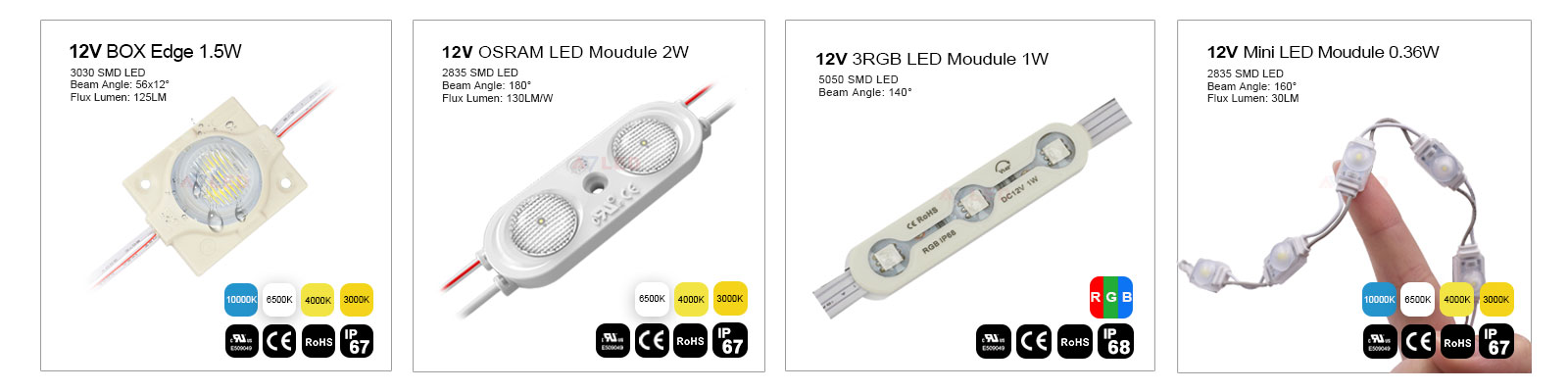 LED module lights