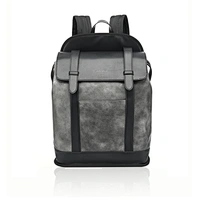 灰色撞色雙肩包