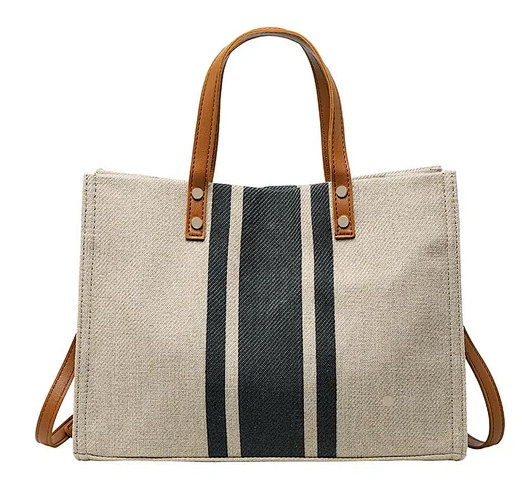 Women Large Canvas Work Tote Bag