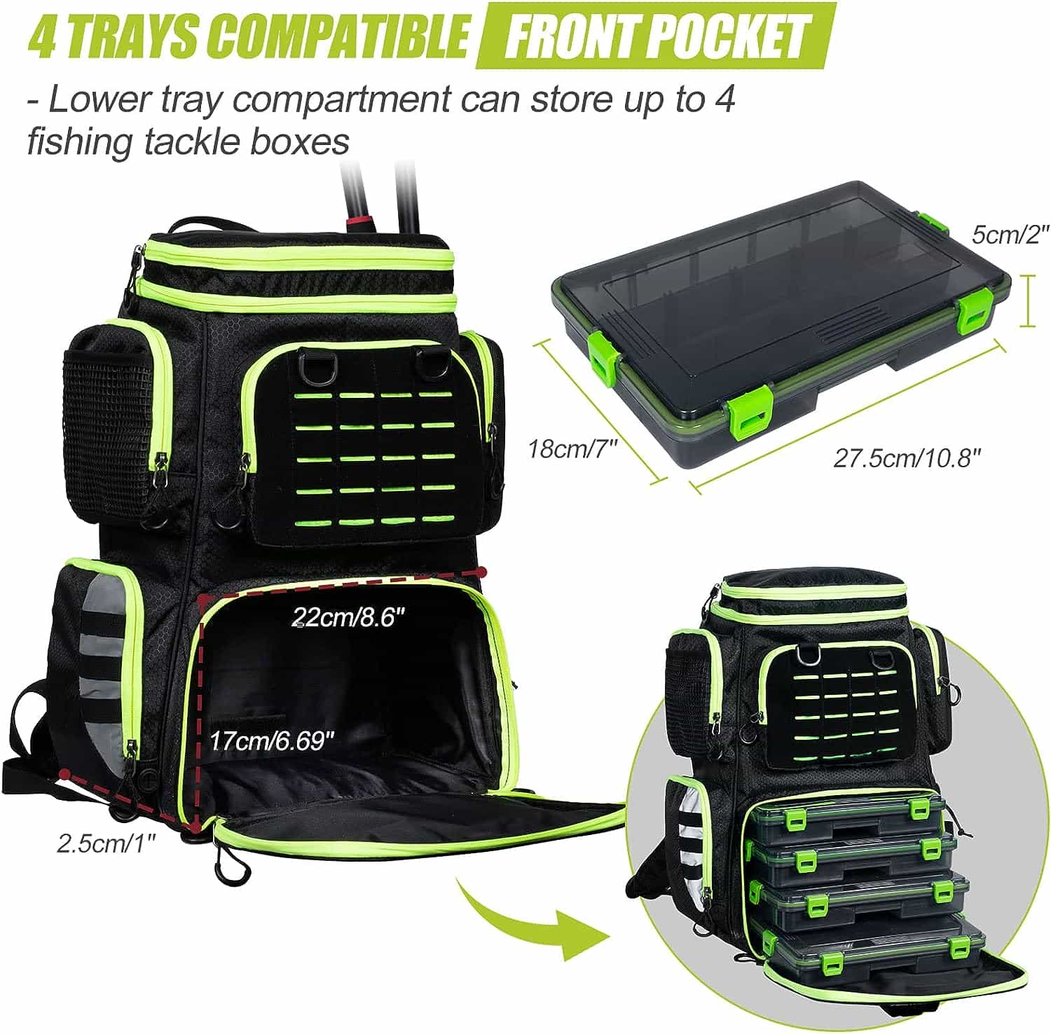 fishing backpack tackle
