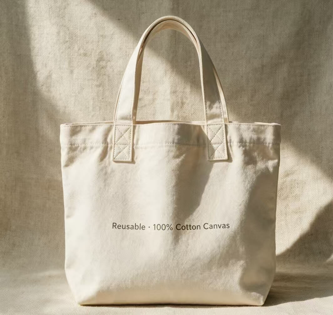 Durable 12oz tote bag canvas bag crafted from pure natural cotton canvas