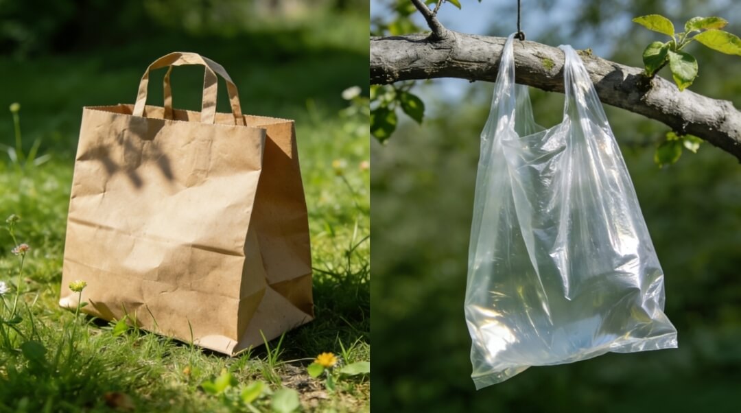 paper bags VS plastic bags