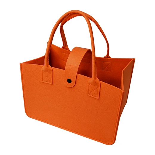 Elegant wool felt bags that offer a soft yet sturdy option for everyday carry.