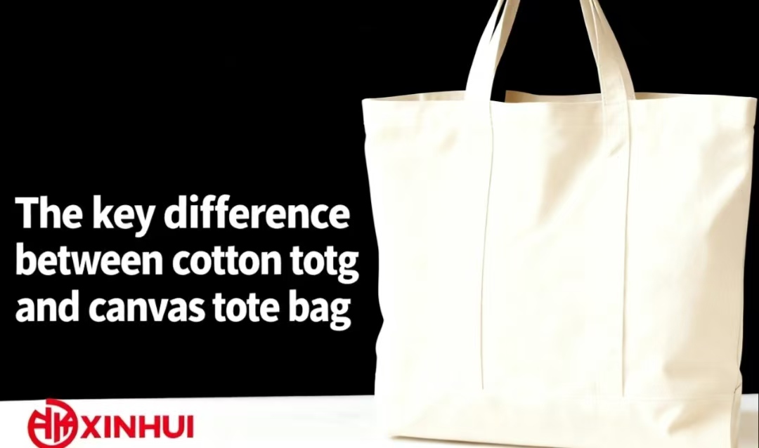 what is the difference between cotton tote bag and canvas tote bag