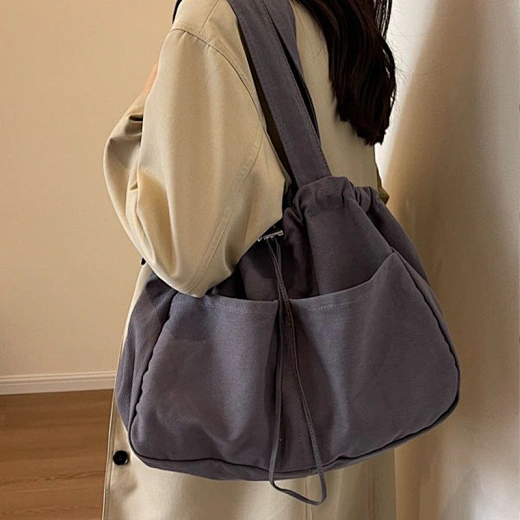 Durable and customized canvas drawstring bag for all your essentials.