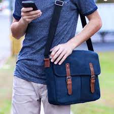 canvas laptop messenger bag