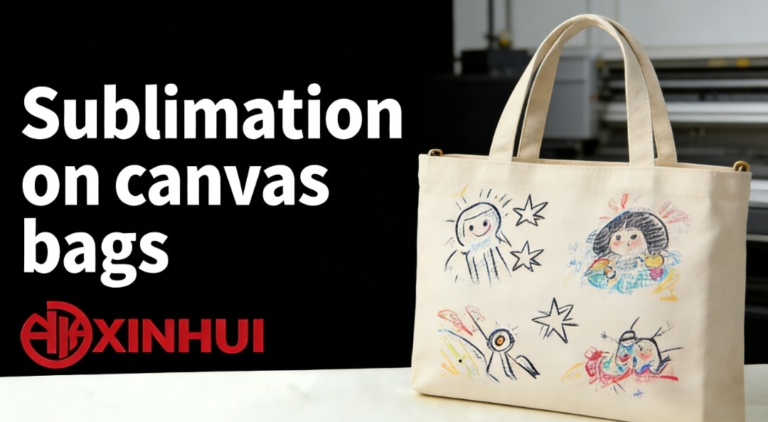 sublimation on canvas bags