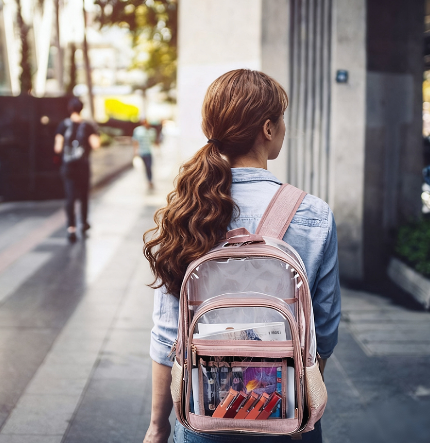 cute transparent backpacks