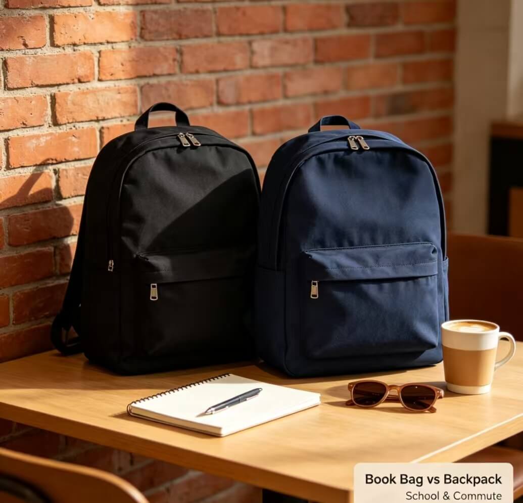 Compare classic book bag and durable backpack bags for school & urban commute