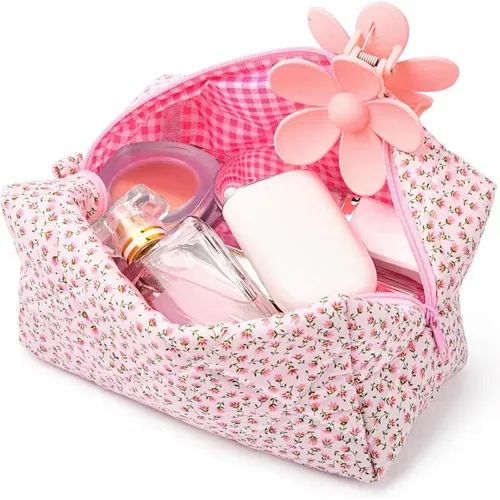 cute pink makeup bag