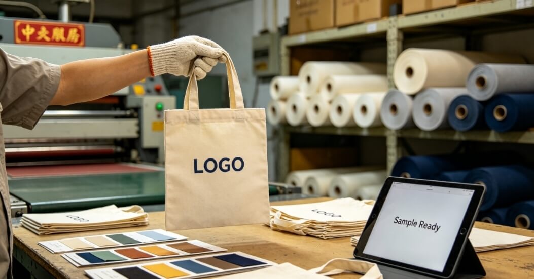 thank shopping bags multi‑material sample display, custom retail packaging hero shot