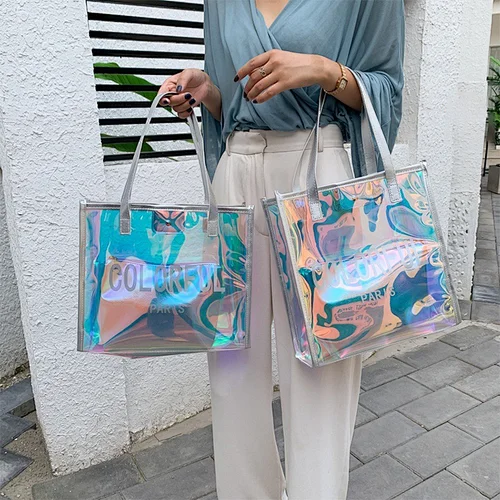 2022 Fashion Designer Holographic Tote Bag