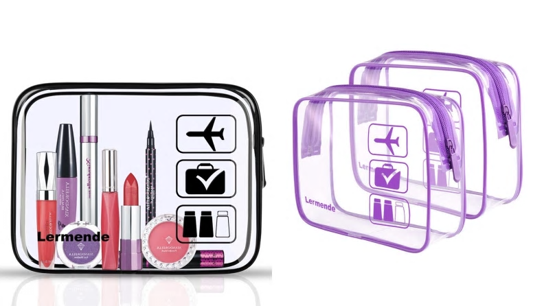 Lermende TSA Approved Toiletry Bag Clear Toiletry Bag