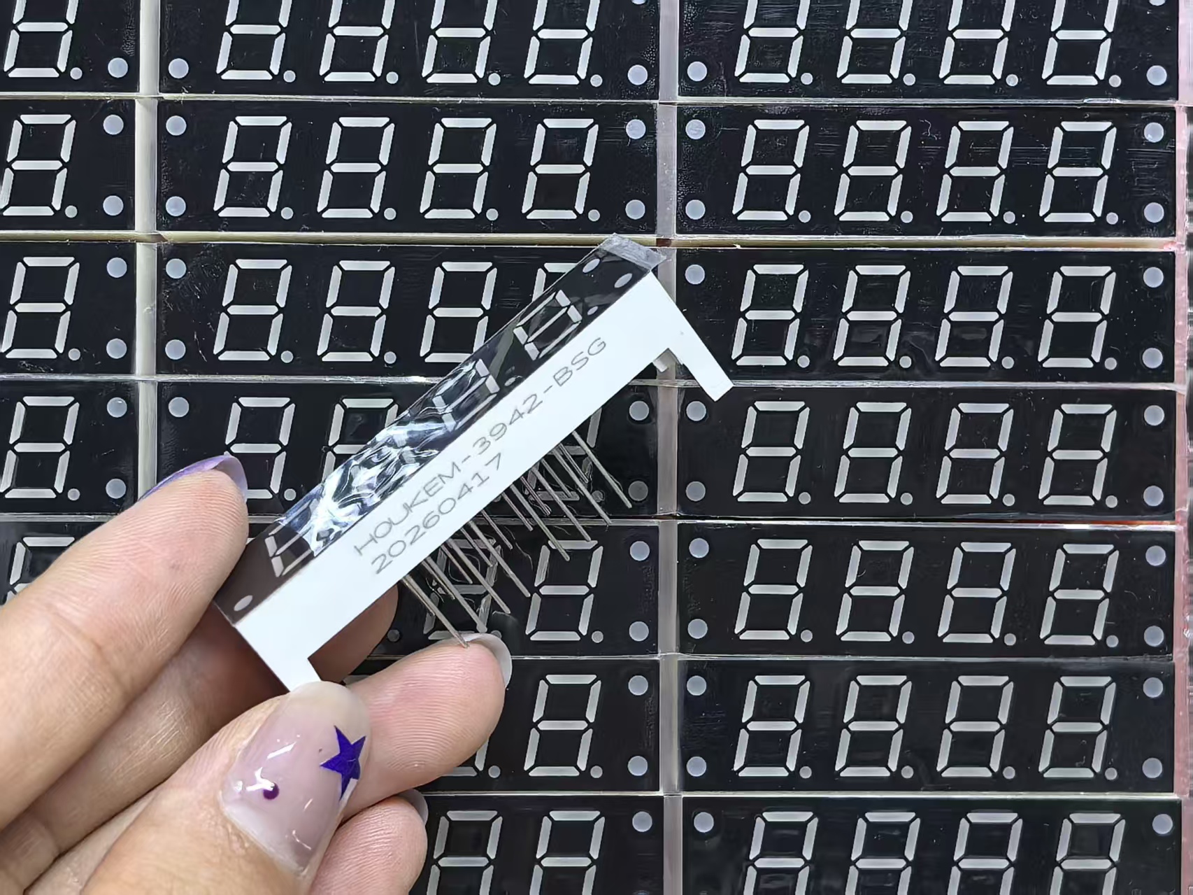 OEM buyer comparing LED display specifications for product selection