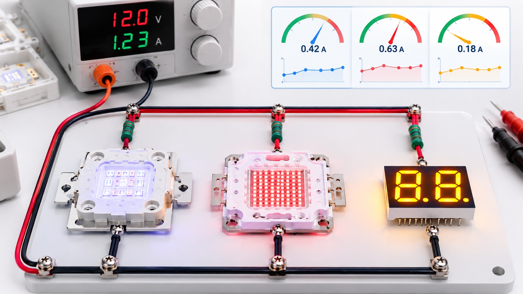 Curve showing why small forward voltage differences cause unequal branch currents