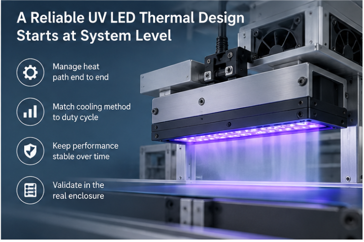 Concept comparison of passive, forced-air and liquid cooling approaches showing where heat is rejected in each case