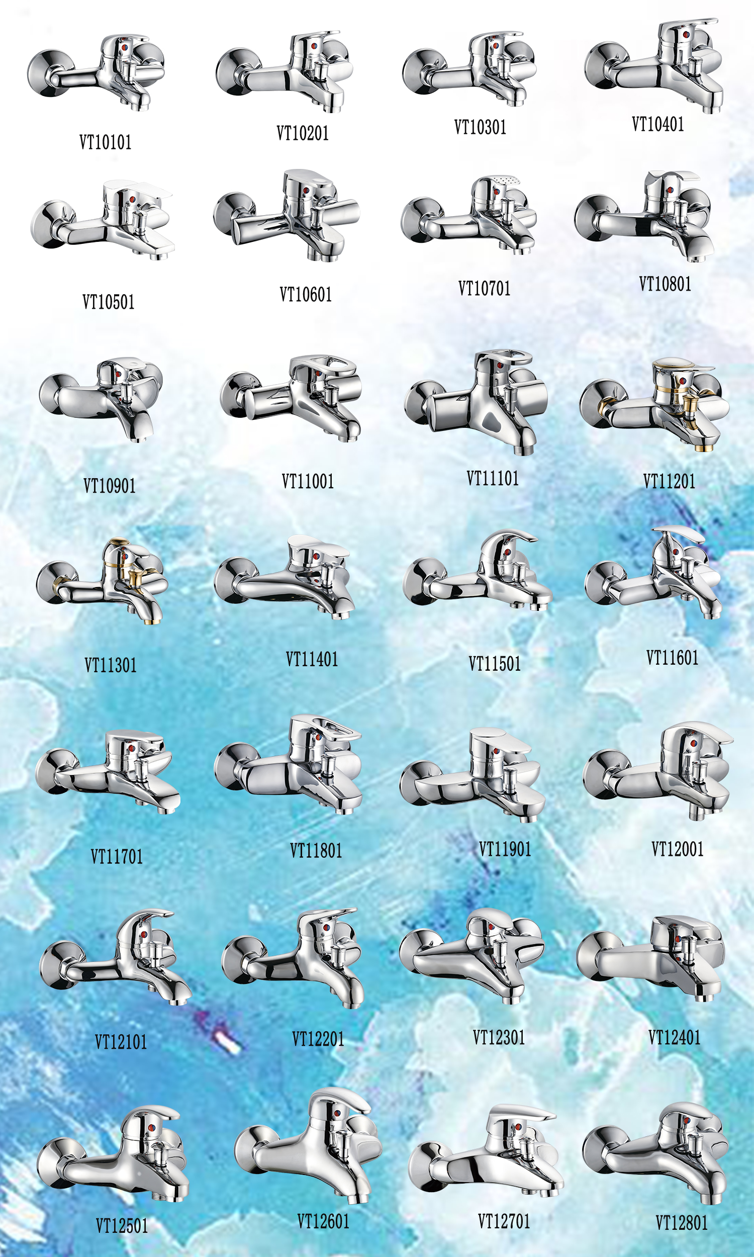 bathroom faucet in vaote