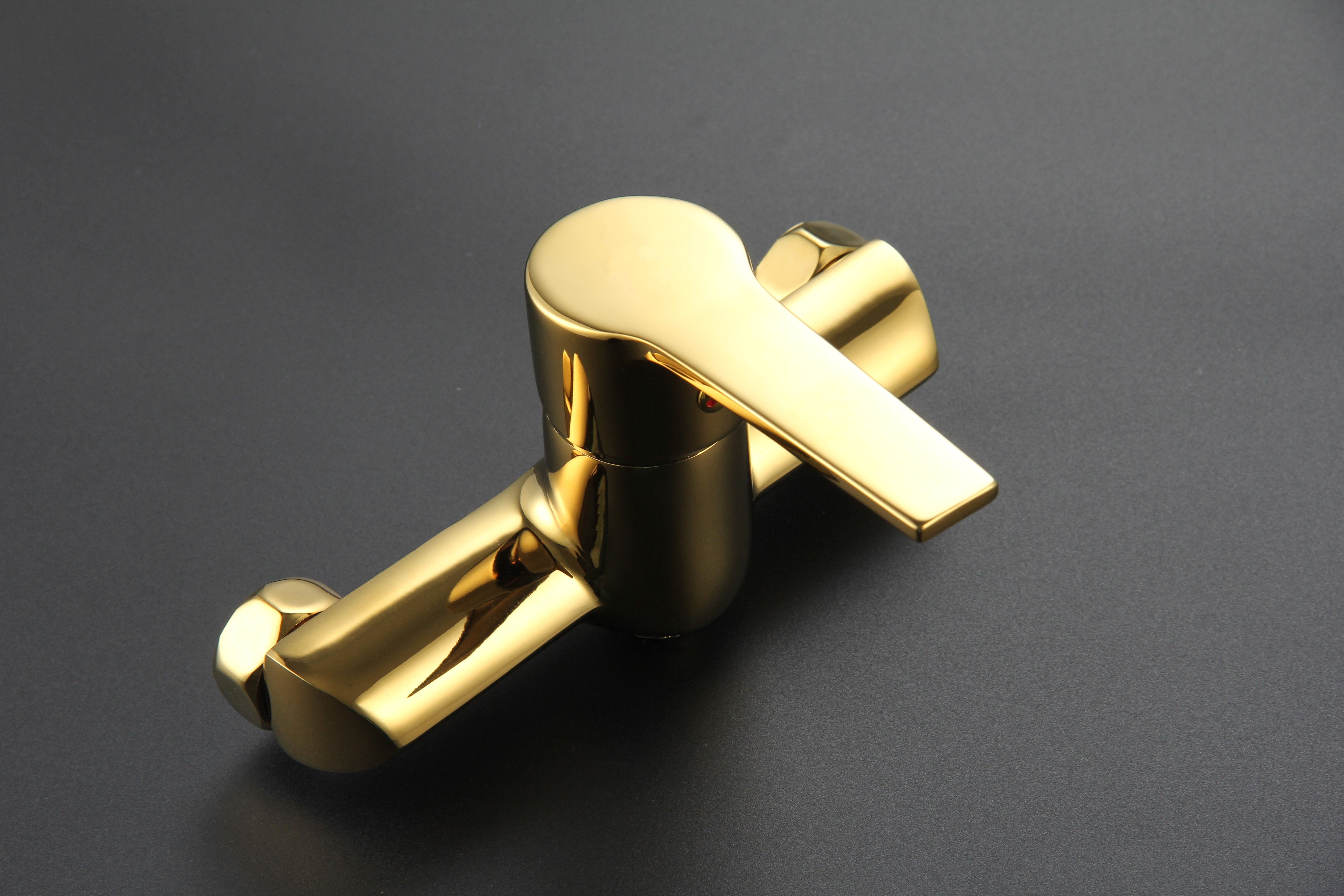 golden shower faucet launched by VAOTE building material