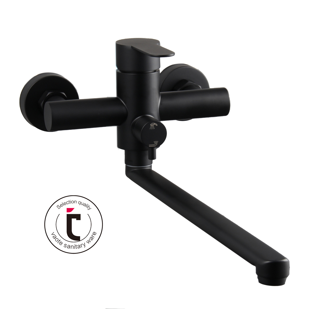 Vaote Black stainless steel faucets kitchen mixer