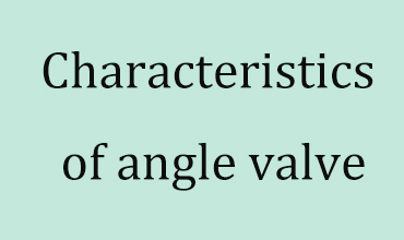 angle valve